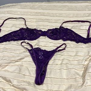Purple Shein Lingerie Set